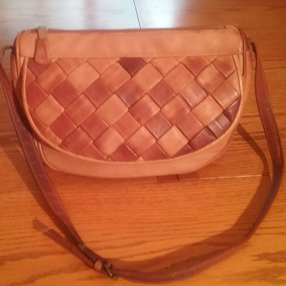Hunt Club Patchwork leather bag.